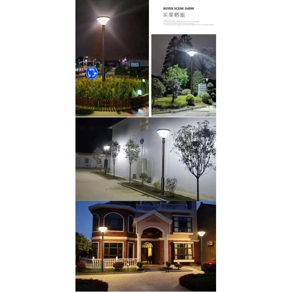 Outdoor Solar Street Lamp LED Home Yard Lamp Villa Lawn Lamp Waterproof With High Pole