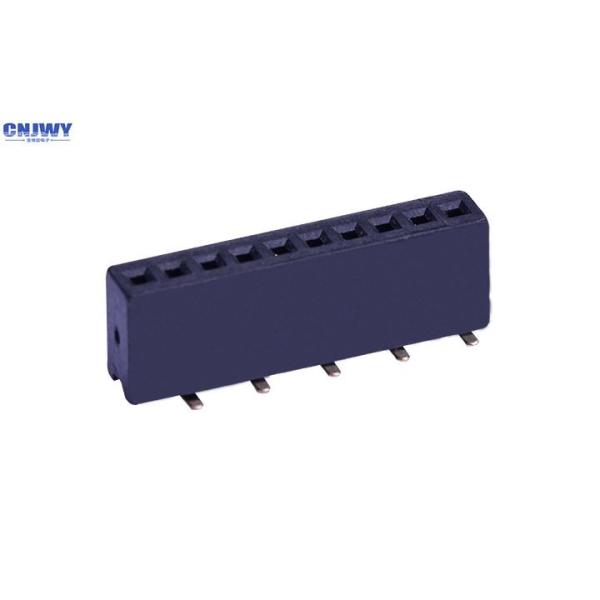 Black Insulation Heigh 4.3mm SMT Female Connector PA6T