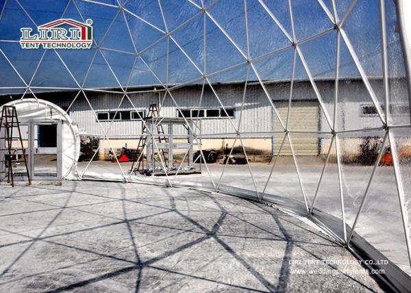 1000 pessoas de aço barraca da abóbada Geodesic do projeto especial da grande, barraca transparente da bolha