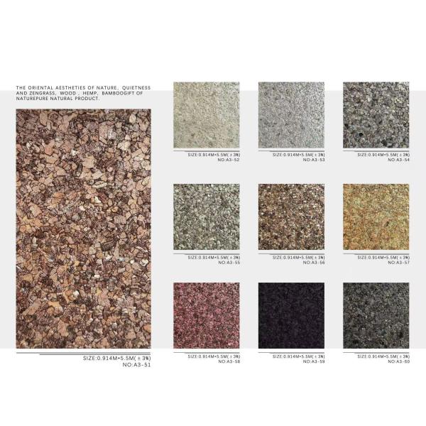 3D Rattan Weave Natural Style Wallpaper Moisture-Proof and Fireproof Wall Covering for Indoor Walls