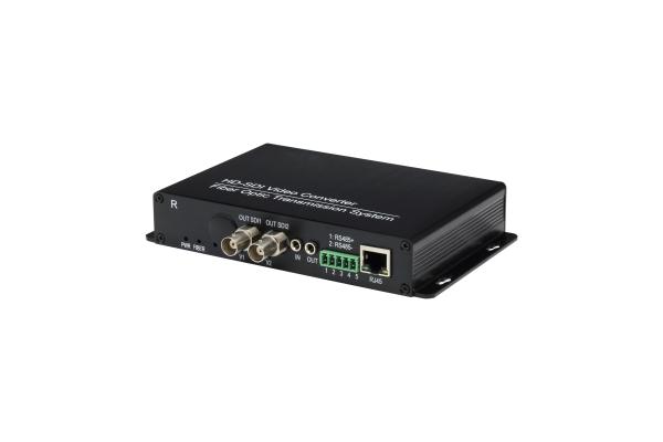 20 Km HD SDI to Fiber Converter 2CH Optical Transceiver Module Fiber Media Converter