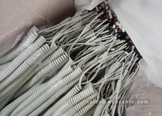 UL21161 Abrasion Resistant Polyurethane Spring Cable