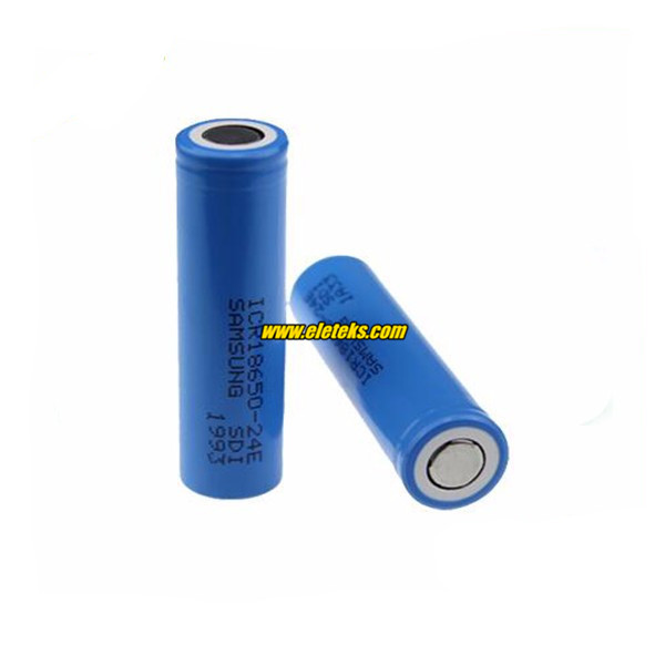 SAMSUNG ICR18650-24E 2400mAh 18650 3.7V battery cell Samsung SDI 18650 Rechargeable Samsung 18650 cheap battery cells