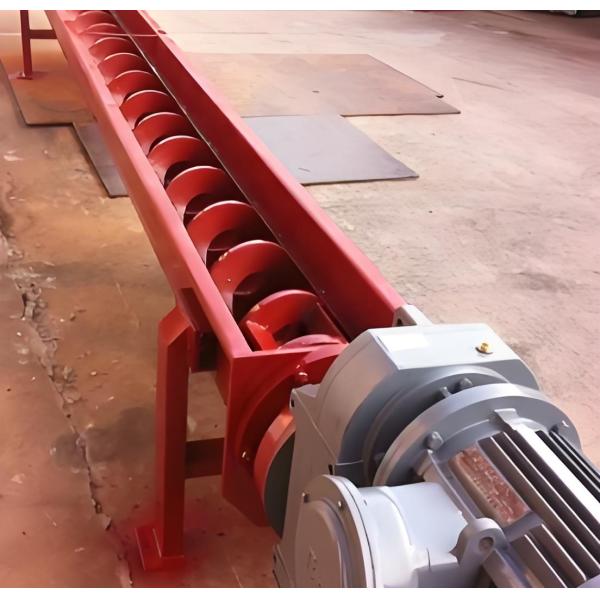 U-Tube Spiral Conveyor For Granular  Powder Food With Industrial-Grade Easy-Cleaning And Inclined Design
