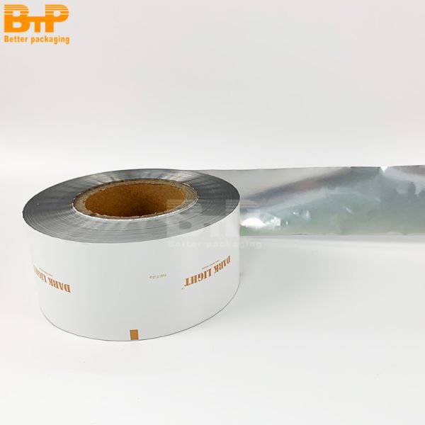 Custom Printed Laminated Food Packaging Plastic Roll Film Flexible Wrapping Film Roll Aluminium Foil Packaging Film