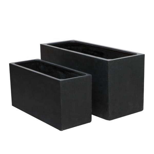 EN840 Certificate Outdoor Facility Large Metal Plant Pots