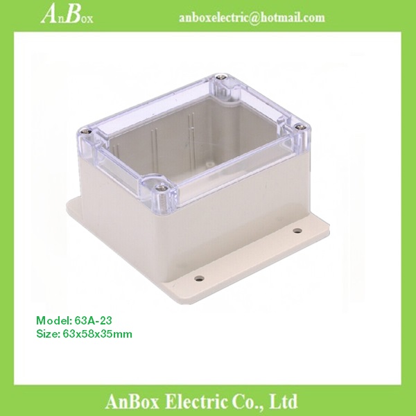 63*58*35mm IP65 small mini clear wall mount junction box