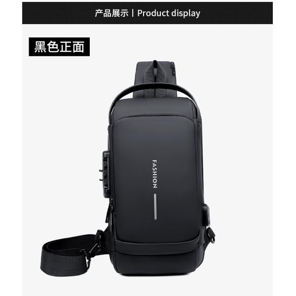 Custom Unisex Smart Lightweight Crossbody Chest Bag Waterproof Cross Bum Fanny Pack Anti Theft