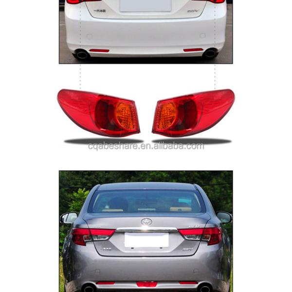 Luzes traseiras vermelhas para carros Toyota 2006-2015 Reiz Mark X Luz traseira LED Luz traseira
