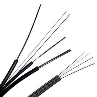 4 Core LSZH Sheath GJYXCH FTTH Outdoor Wiring System Single mode Fiber Optic Cable