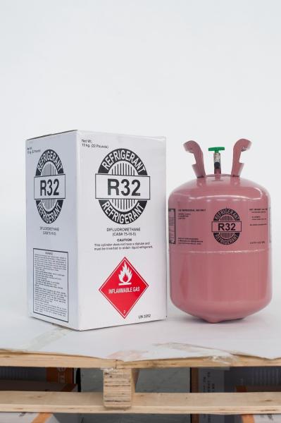 9.5KG Disposable Cylinder 99.99% HFC-R32 Refrigerant CH2FCF3 Refrigerant Gas