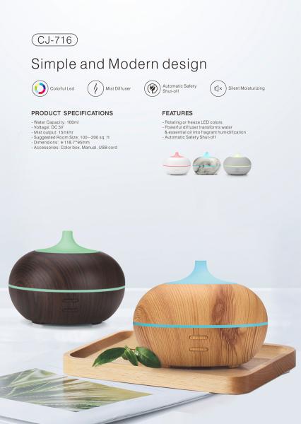 Portable USB Mini Cute Cool Mist Humidifier Essential Oil Diffuser From Indoor