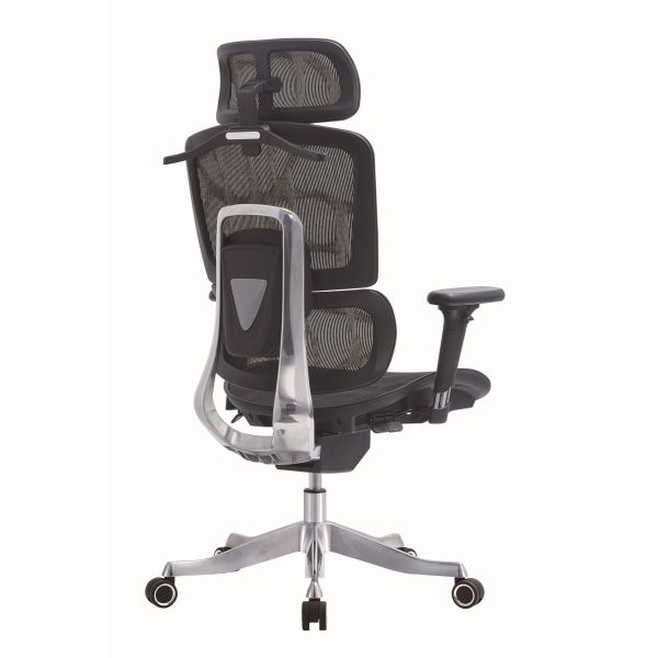 Aluminum Ergonomic Office Mesh Chair Revolving Height Adjustable
