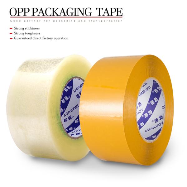 Banda Adesiva de plástico acrílico Bopp Marrom Claros 80micron