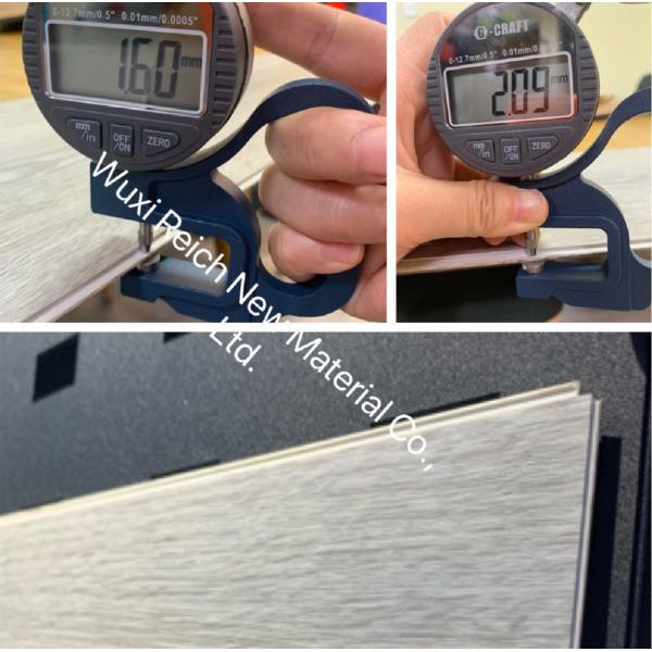 Sound Isolated PVC Vinyl Tiles  IXPE Compounded UV Coated Surface Treatment