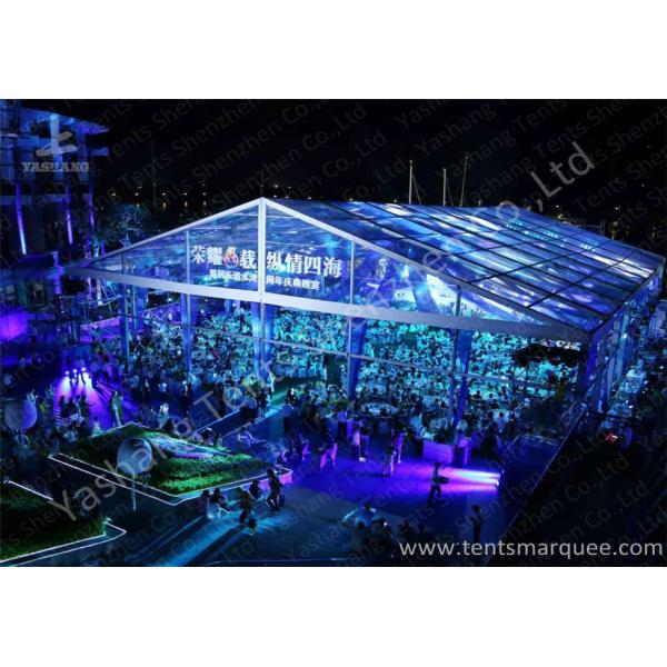 Clear Fabric Aluminum Alloy Profile Outdoor Party Tents Rustless Frame And Waterproof Cover