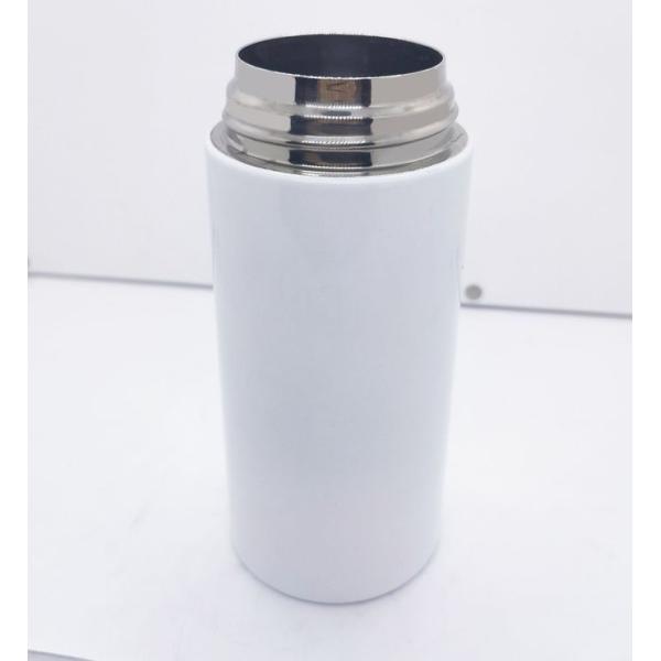 12 oz Sublimación en blanco Sippy Cup Sublimación Tumblers para niños Acero inoxidable aislado Botella de agua para niños con tapa y mango de paja a prueba de fugas