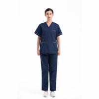 Le bout droit fonctionnel respirable frotte l'infirmière à la mode que Hospital Uniform Medical frotte