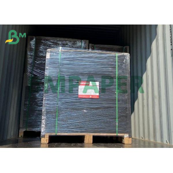 1.5mm 2mm Thick Laminated Full Black Cardstock Board Sheet For Packaging Box