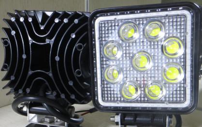 1800 Lumen Halo Work Light , Spot / Flood 27W Car Halo Light For 4x4 Offroad