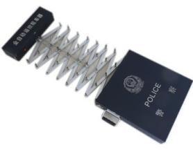 Durable Metal Police Roadblocks Barricade , traffic police road block