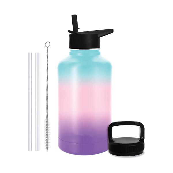 Custom Logo Wide Mouth Vacuum Insulated Water Bottles Bpa Free