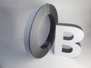 Letterform Edge Trim Cap Letters 1mm Aluminum Trim Cap For Channel Letter