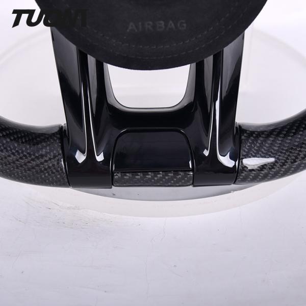 ODM Mercedes Benz Steering Wheel Luxury Alcantara Real Glossy Carbon Fibre