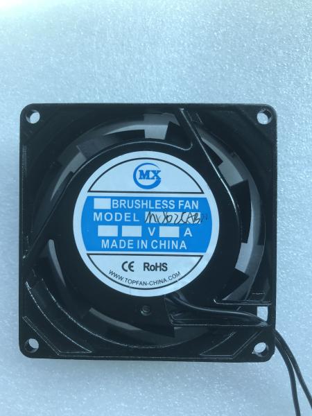 230V AC Cooling Industrial Ventilation Fans 3 Inch 80x80x25mm Ball Bearing 22W