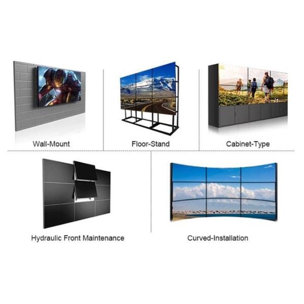 WIFI Control Advertising LCD Display Full HD 1080P Wall Mount Video Android System