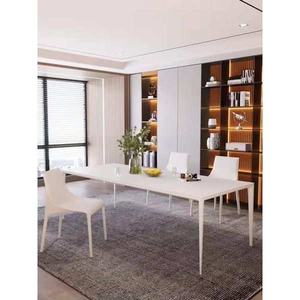 Rock Slab Home Minimalist Marble Dining Table 130x70cm