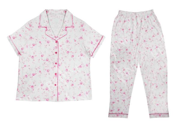 Basic Style Women'S Sleepwear Shorts Sets , Women'S Cotton Sleep Shorts OEM