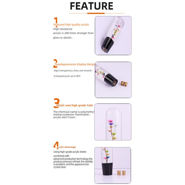 Ручка 10cm 15cm шестерни смолы цветка кнопки для включения и выключения смолы украшения ремесла