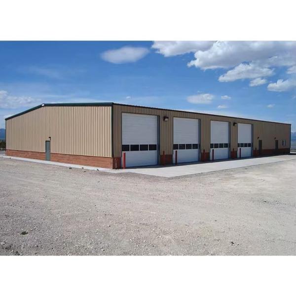Long Span Roof Portal Steel Warehouse Structure with Skylight and Industrial Design