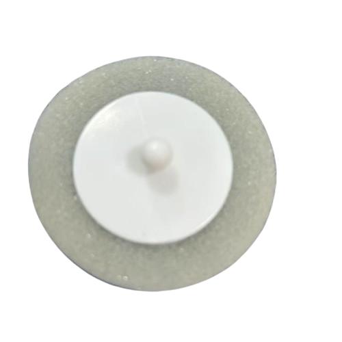 Disposable Toilet Brush Set with Replaceable Heads White