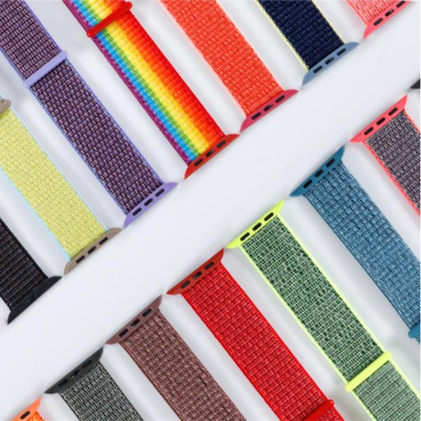 Nylon Smart Watch Band Strap 38mm 40mm 42mm For Apple