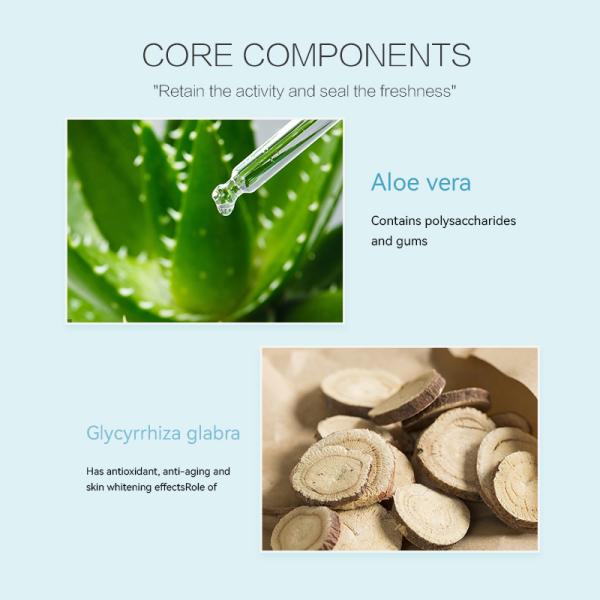 Сыворотка пептида золота сыворотки 24K стороны сути GHK-CU голубая медная