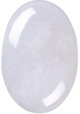 Natural Clear Quartz Palm Stone Unisex Oval Clear Quartz Stone For Reiki Energy Chakra Meditation Anxiety Releasing
