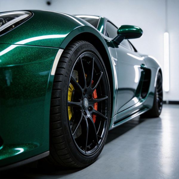 Self Healing Car PPF Film Stain Resistant UV Resistant Car Wrap Emerald Green