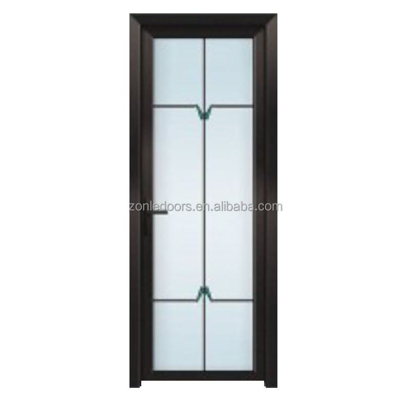 Frame Clear Glass With Aluminum Hardware Double Sliding Bathroom Shower Door