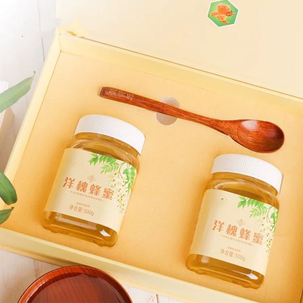Custom Food Grade PET Plastic Container Dry Food Spices Nuts Candy Peanut Butter Honey Storage Jars with Flip Top Cap