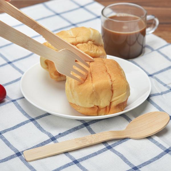 Ножи развлетвляют черпают Silverware ложкой бамбукового Flatware деревянный Compostable устранимый