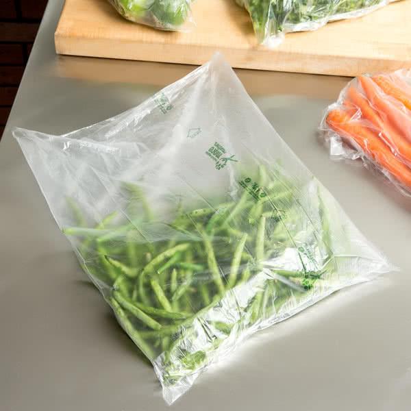 Natural Translucent Plastic Bag , Narrow Profile 14 X 18 Plastic Produce Bags On A Roll