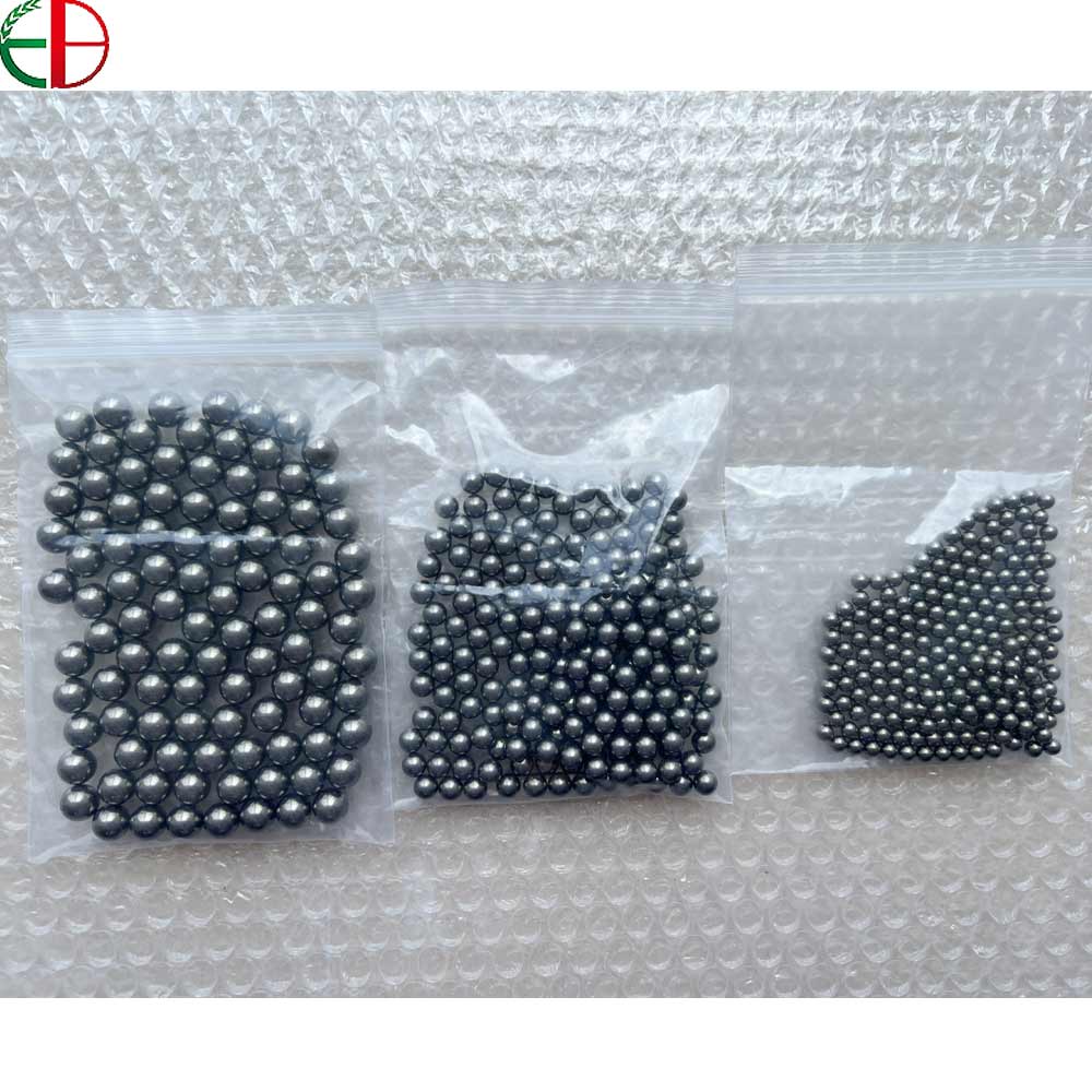 EB Titanium Balls Grades GR1 GR5 GR7 99.9% Ti Content Mirror Polished Biological Compatibility Non-Magnetic High Performance