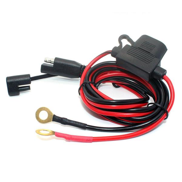 Connector To Ring Terminal Auto Car Charging Jumper Connector Fused Solar Battery Cable Solar Cable Battery Cable Fuse