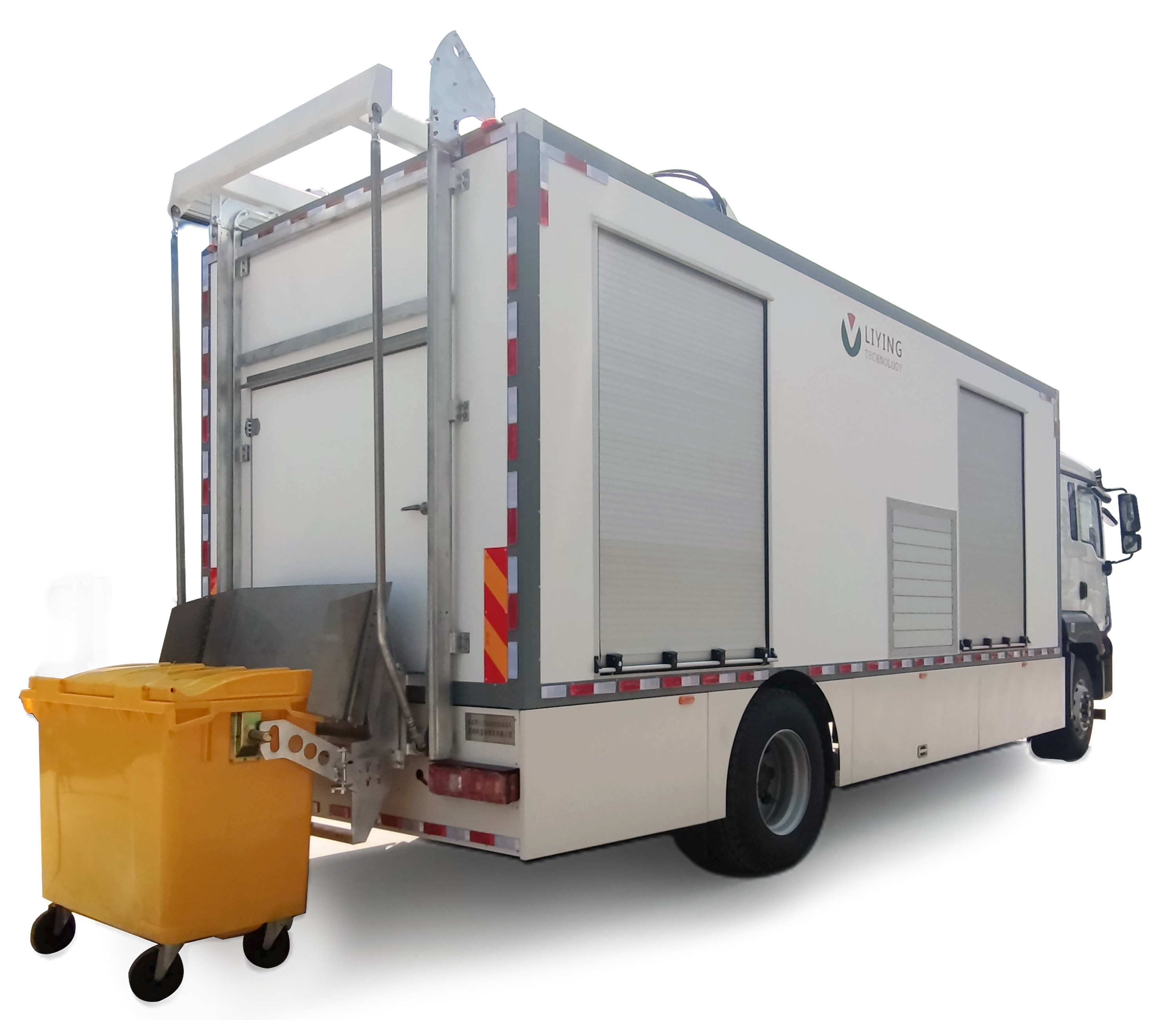 Solid Medical Hazardous Waste Truck Treatment Vehicle Sterilization Truck