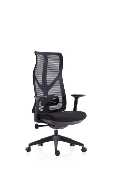 BAILI Mesh Swivel Office Chair 15.2KG With Lumar Support And Footrest