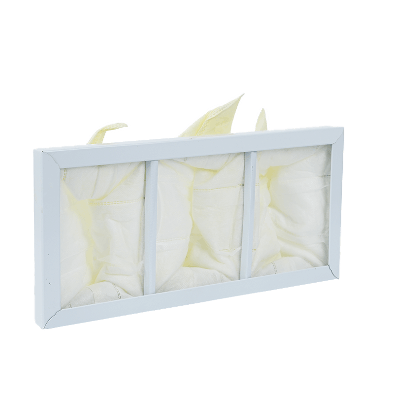 Custom HEPA Pocket Air Filter Bags 24x24x22 For Industrial Air Purification