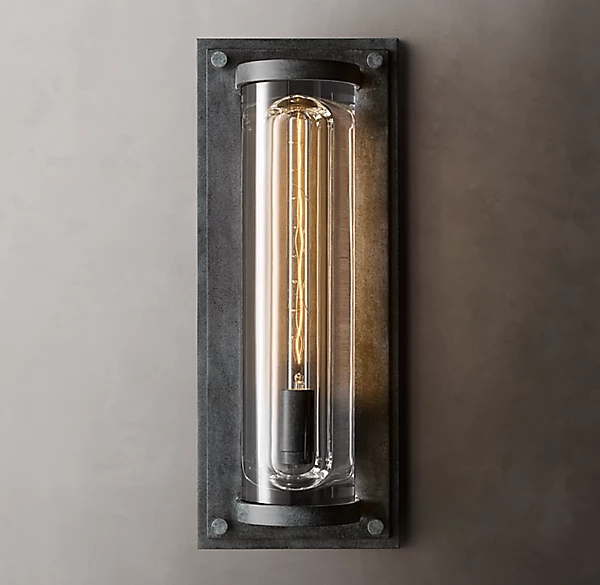 Lámparas de pared decorativas de cristal con cableado Lámparas para el salón 8'*4'*20'