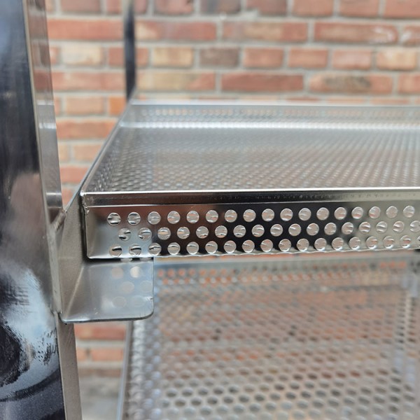 304 Food Grade Stainless Steel Rack Trolley 15 Tier Mirror Polished Rust Resistant Bakery Tray Cart